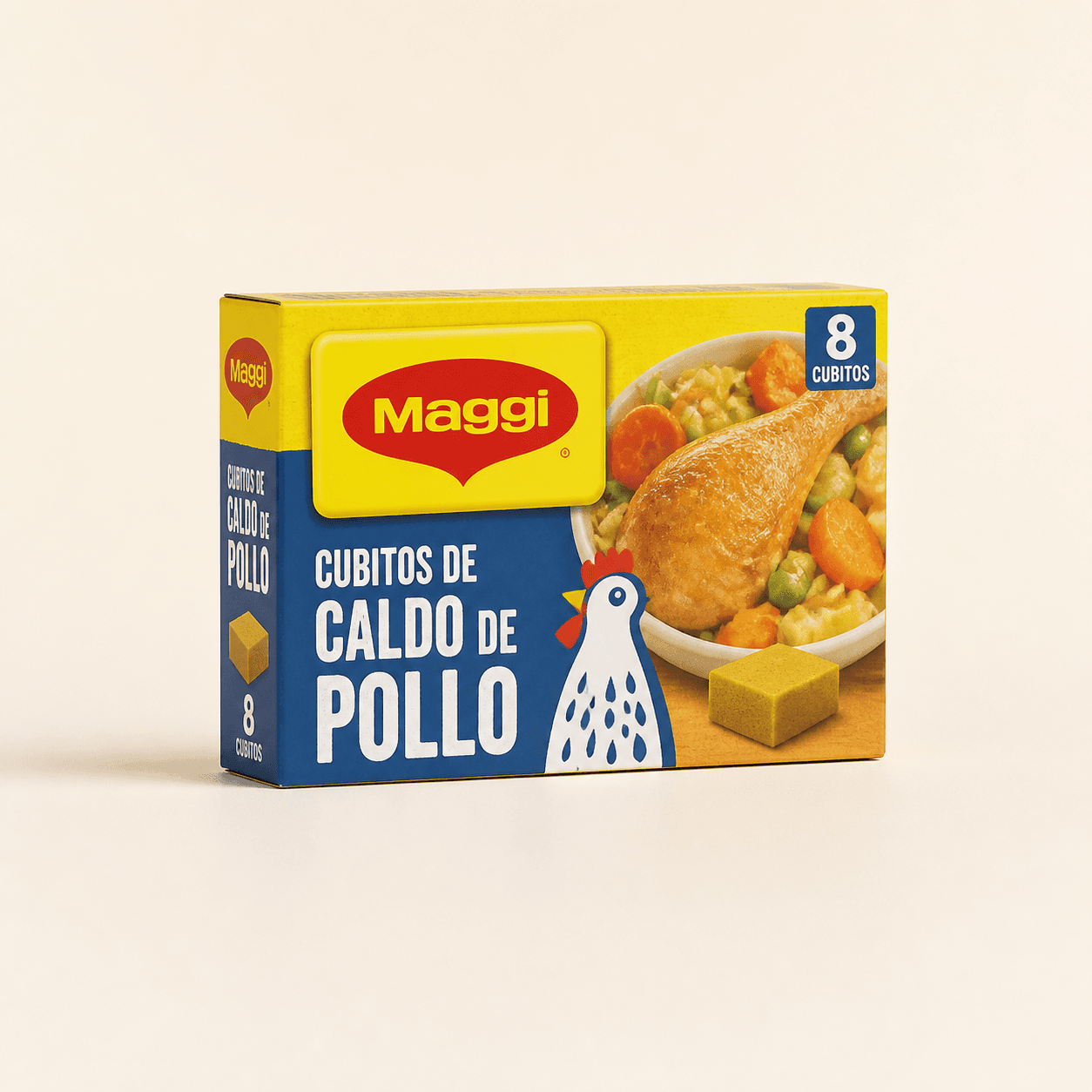 Cubitos de caldo de pollo