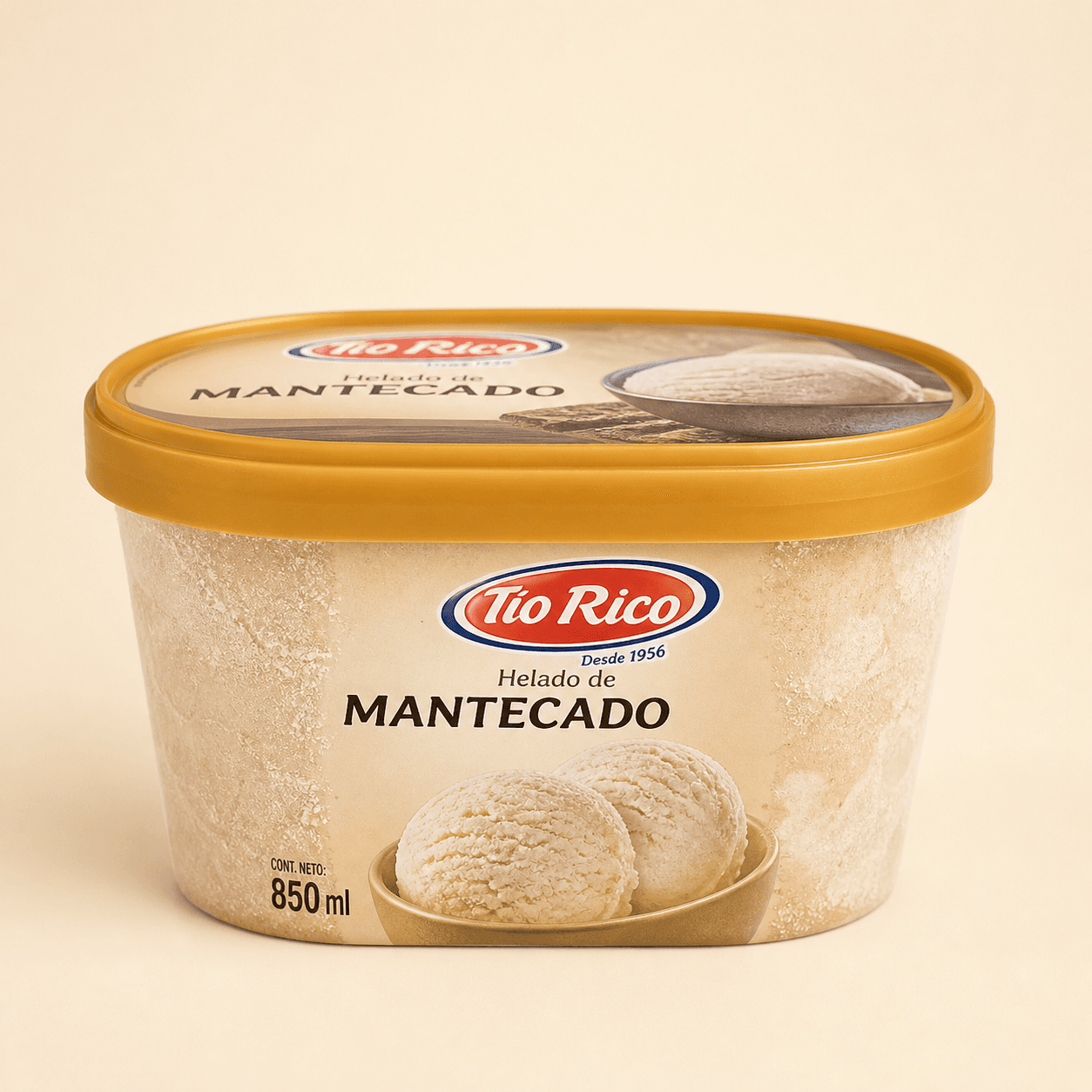 Helado de mantecado