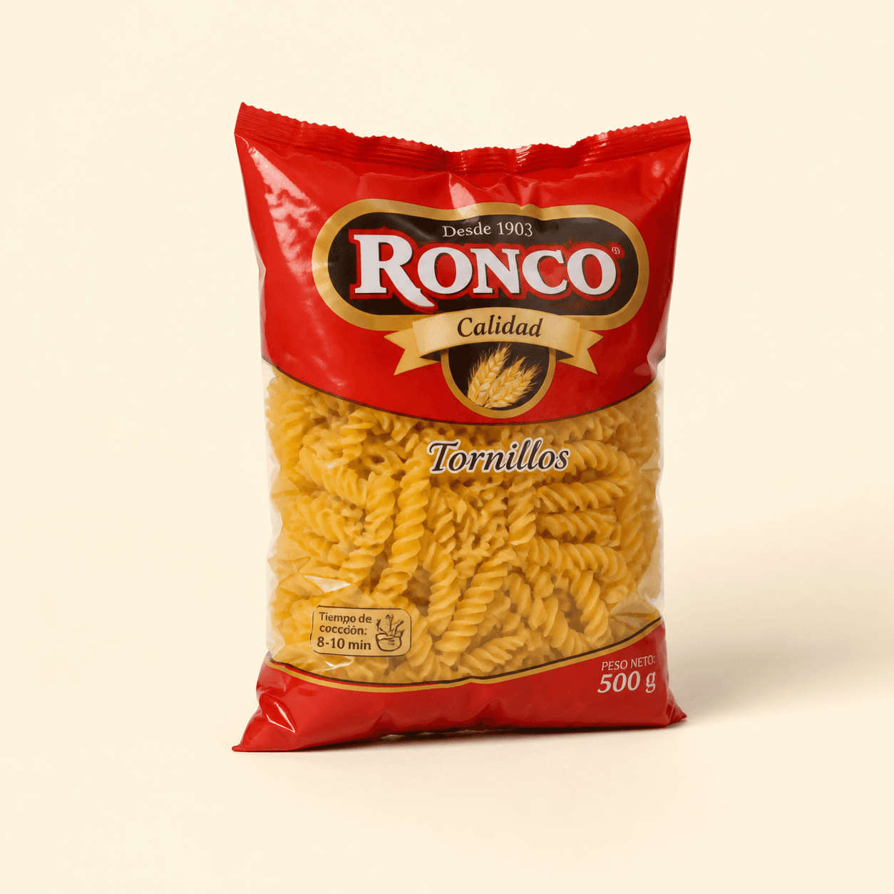 Pasta tornillos